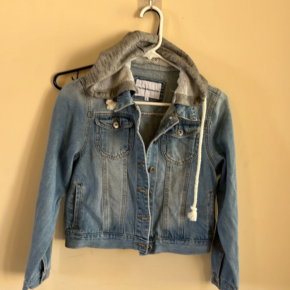 Young girls Denim hoodie jacket